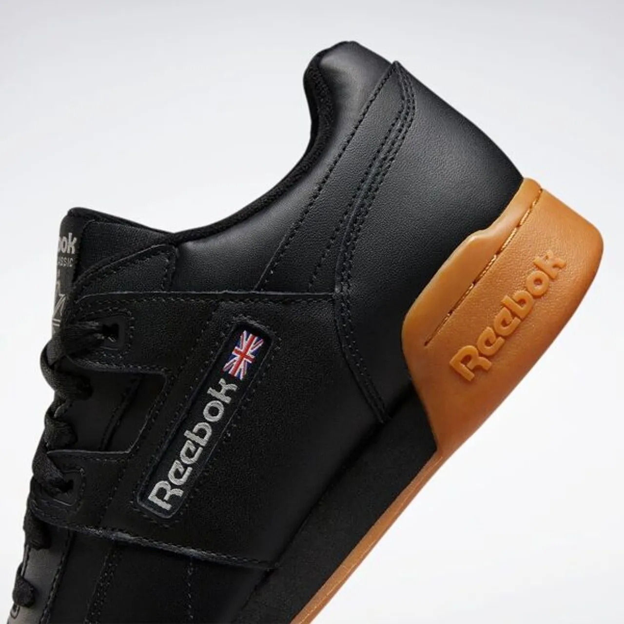 Sneaker REEBOK CLASSIC "WORKOUT PLUS" Gr. 44, rot (black, carbon, red, royal) Schuhe Herrenschuh Retrosneaker Sneaker Schnürhalbschuhe