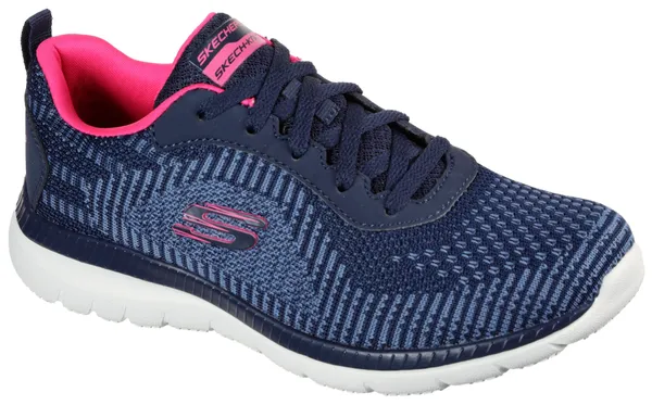 Sneaker SKECHERS "BOUNTIFUL-PURIST" Gr. 37, blau (navy) Damen Schuhe Sneaker
