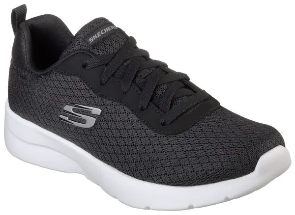 Sneaker SKECHERS "Dynamight 2.0 - Eye to Eye" Gr. 35, schwarz-weiß (schwarz, weiß) Damen Schuhe Sneaker mit Memory Foam, Freizeitschuh, Halbschuh, Sch...