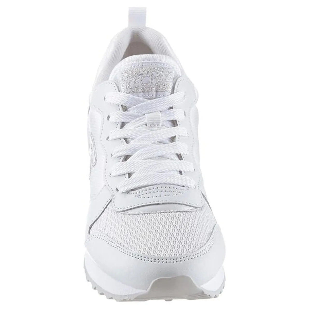 Sneaker SKECHERS "Gold´n Gurl" Gr. 36, weiß (weiß, silberfarben) Damen Schuhe Modernsneaker Sneaker low Bestseller