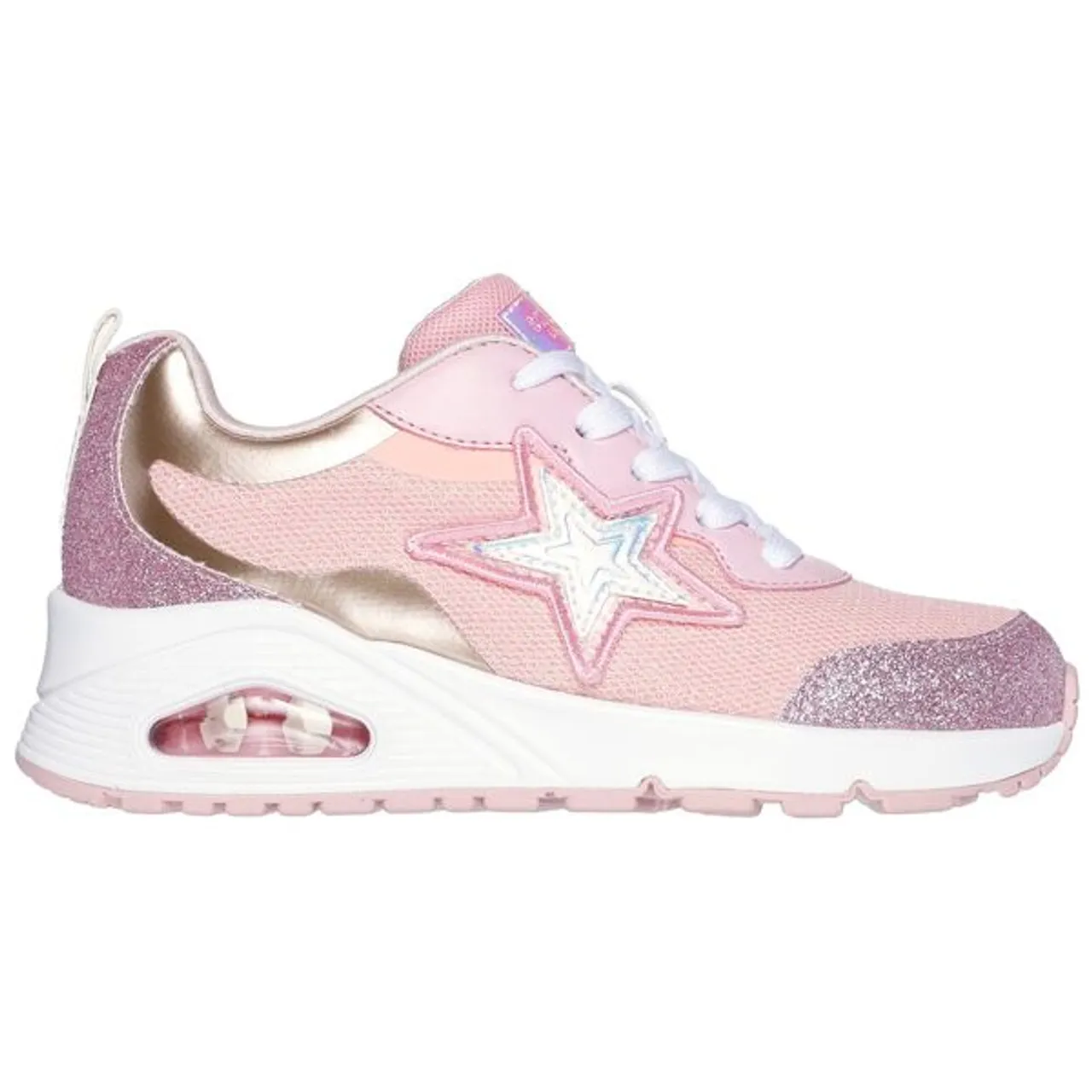 Sneaker SKECHERS KIDS "UNO-STARRY VIBE" Gr. 35, rosa (hellrosa, pastellfarben) Kinder Schuhe Sneaker