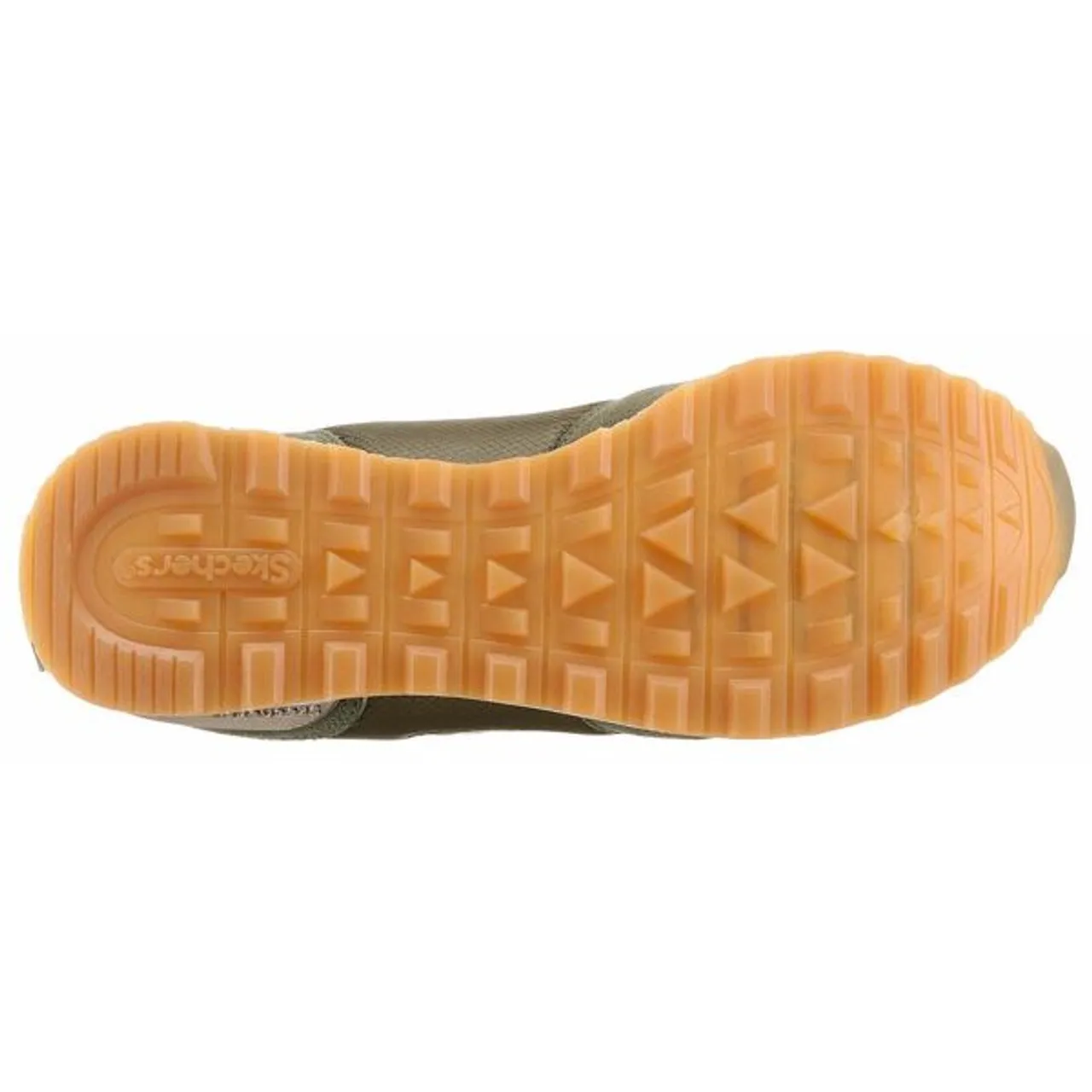 Sneaker SKECHERS "OG 85 - GOLDN GURL" Gr. 35, grün (olivgrün) Damen Schuhe Sneaker low Modernsneaker Freizeitschuh, Halbschuh, Schnürschuh mit Air-Coo...