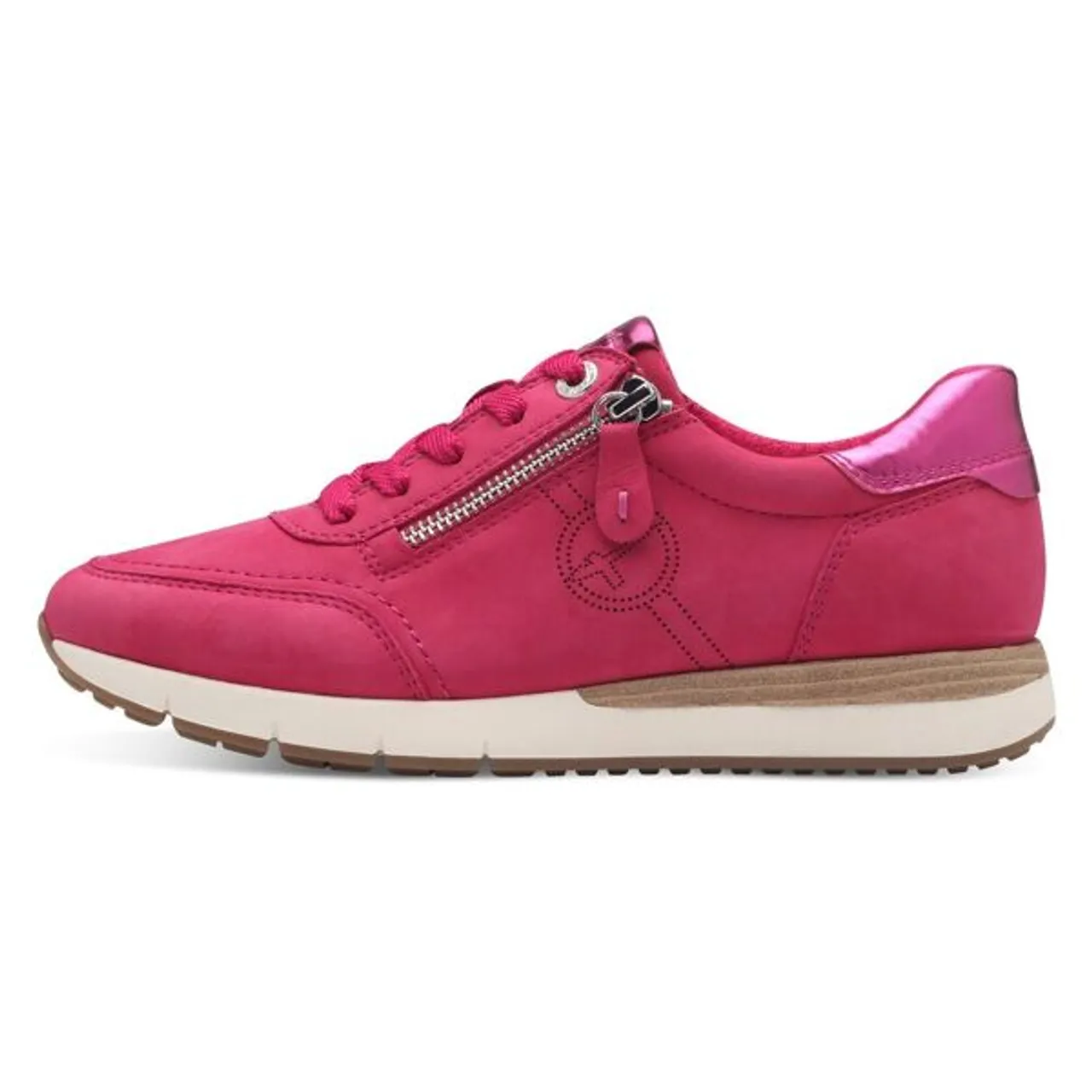 Sneaker TAMARIS COMFORT Gr. 37, pink (fuchsia) Damen Schuhe Sneaker