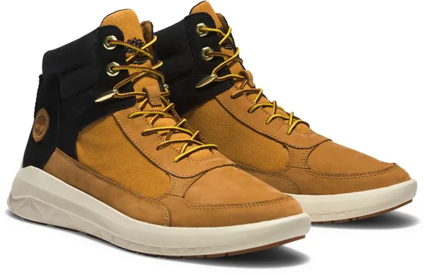 Sneaker TIMBERLAND "Bradstr Ultra Mid Hiker" Gr. 45, gelb (wheat) Schuhe Herren Outdoor-Schuhe