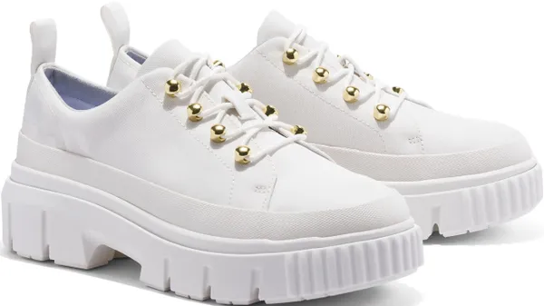 Sneaker TIMBERLAND "Greyfield Fabric Ox" Gr. 41,5, weiß Schuhe Sneaker