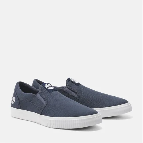 Sneaker TIMBERLAND "MYLO BAY LOW SLIP ON SNEAKER" Gr. 40 (7), blau (dk blu te x ti) Schuhe Stoffschuhe