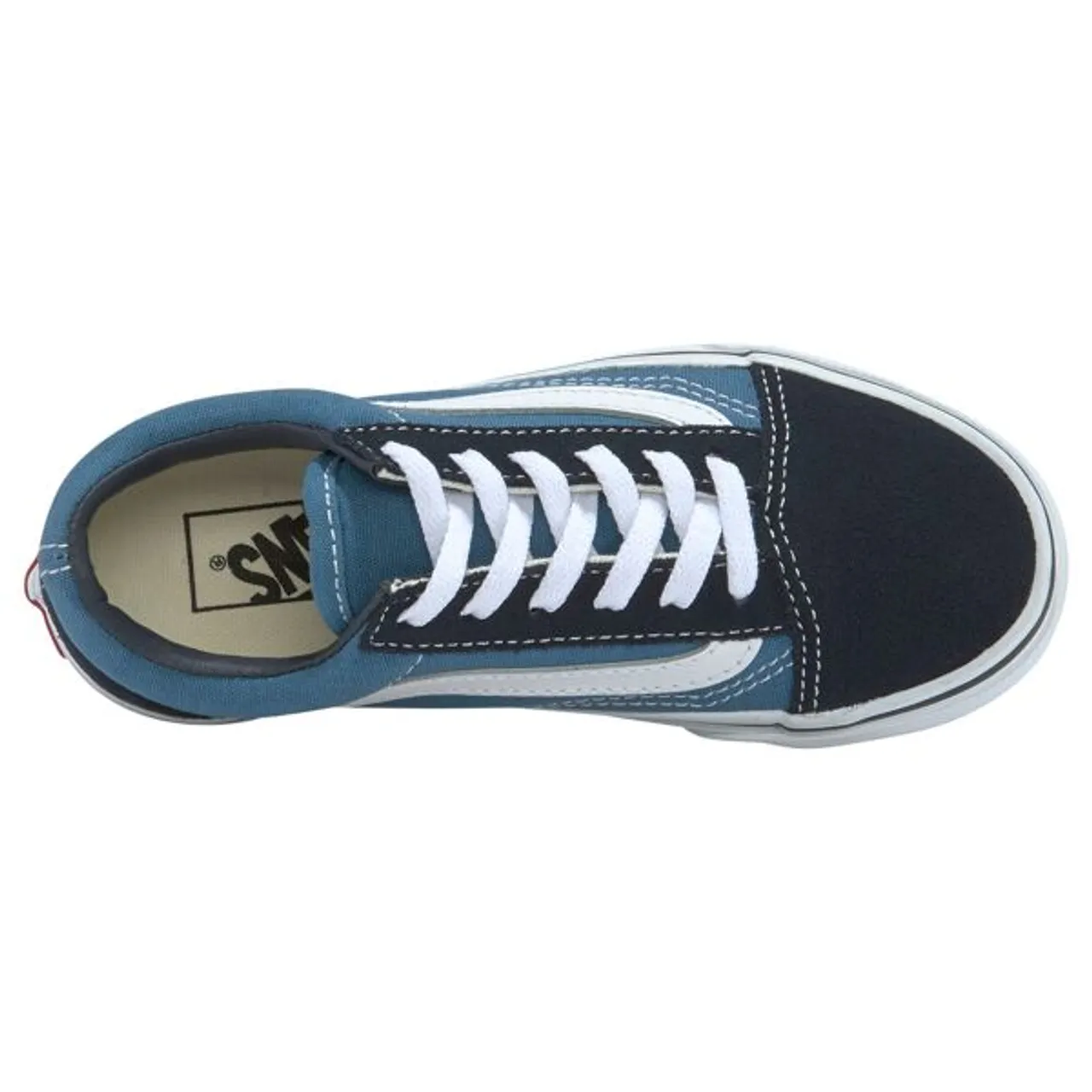 Sneaker VANS "Old Skool" Gr. 27, schwarz (schwarz, blau) Schuhe Sneaker