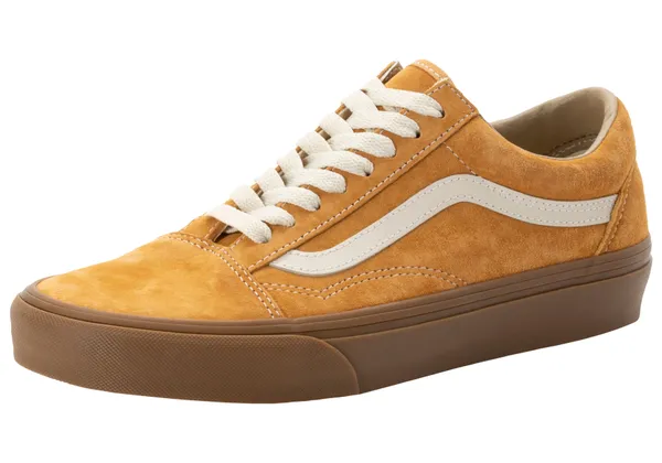 Sneaker VANS "Old Skool" Gr. 42, bunt (pig suede gum antelope) Schuhe Sneaker