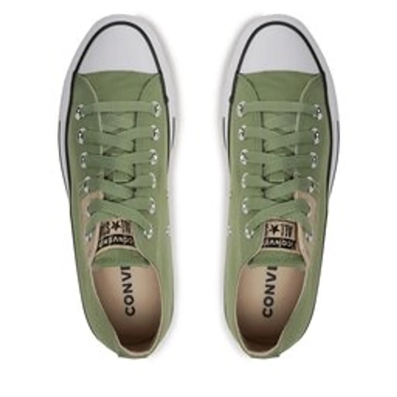 Sneakers aus Stoff Converse Chuck Taylor All Star A03421C Olive Grey