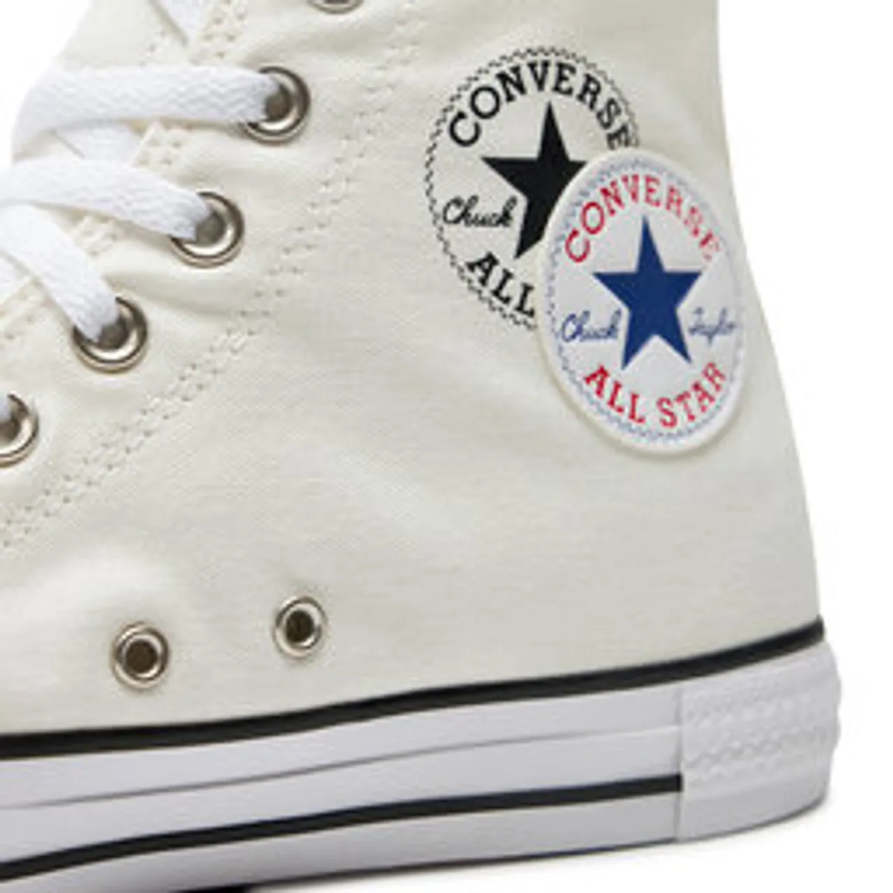 Sneakers aus Stoff Converse Chuck Taylor All Star A09205C Vintage White/White/Black