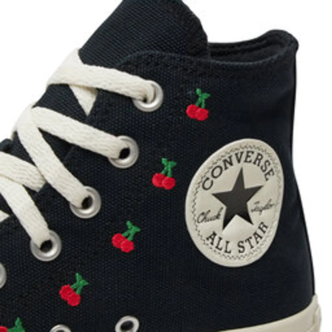 Sneakers aus Stoff Converse Chuck Taylor All Star Cherries A08142C Black/Egret/Red