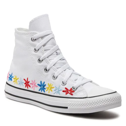 Sneakers aus Stoff Converse Chuck Taylor All Star Floral A06311C White/Oops Pink/True Sky