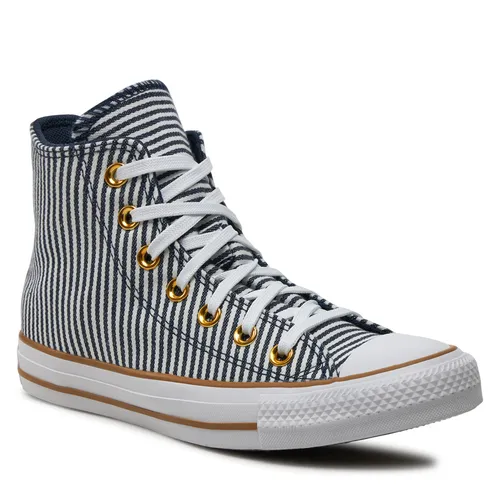 Sneakers aus Stoff Converse Chuck Taylor All Star Herringbone Stripe A07232C Obsidian/Trek Tan/White