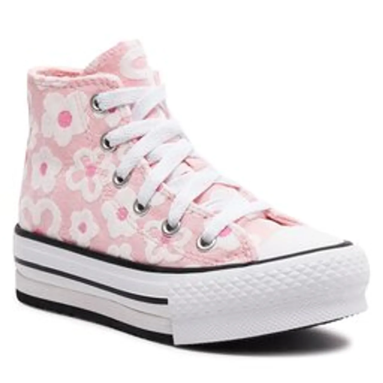 Sneakers aus Stoff Converse Chuck Taylor All Star Lift Platform Floral Embroidery A06325C Donut Glaze/Oops Pink/White