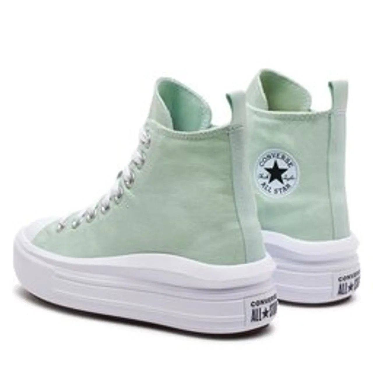 Sneakers aus Stoff Converse Chuck Taylor All Star Move Platform A06350C Sticky Aloe/White/Black