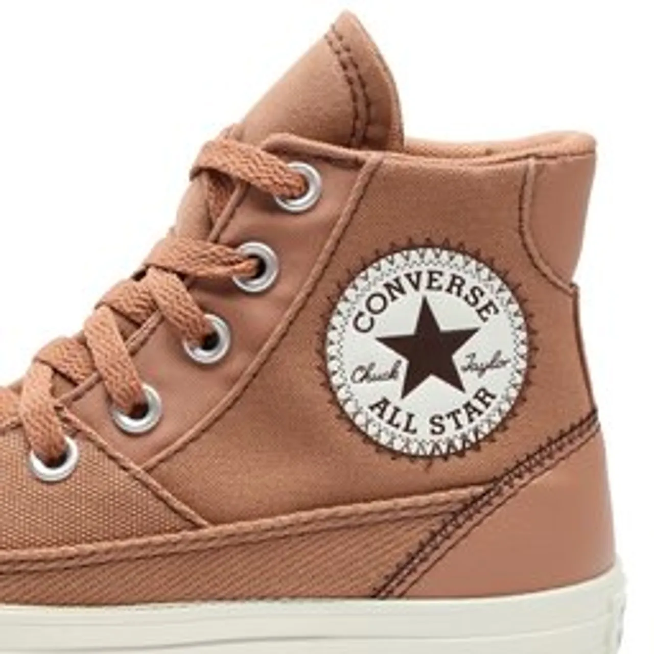 Sneakers aus Stoff Converse Chuck Taylor All Star Patchwork A04676C Taupe/Red