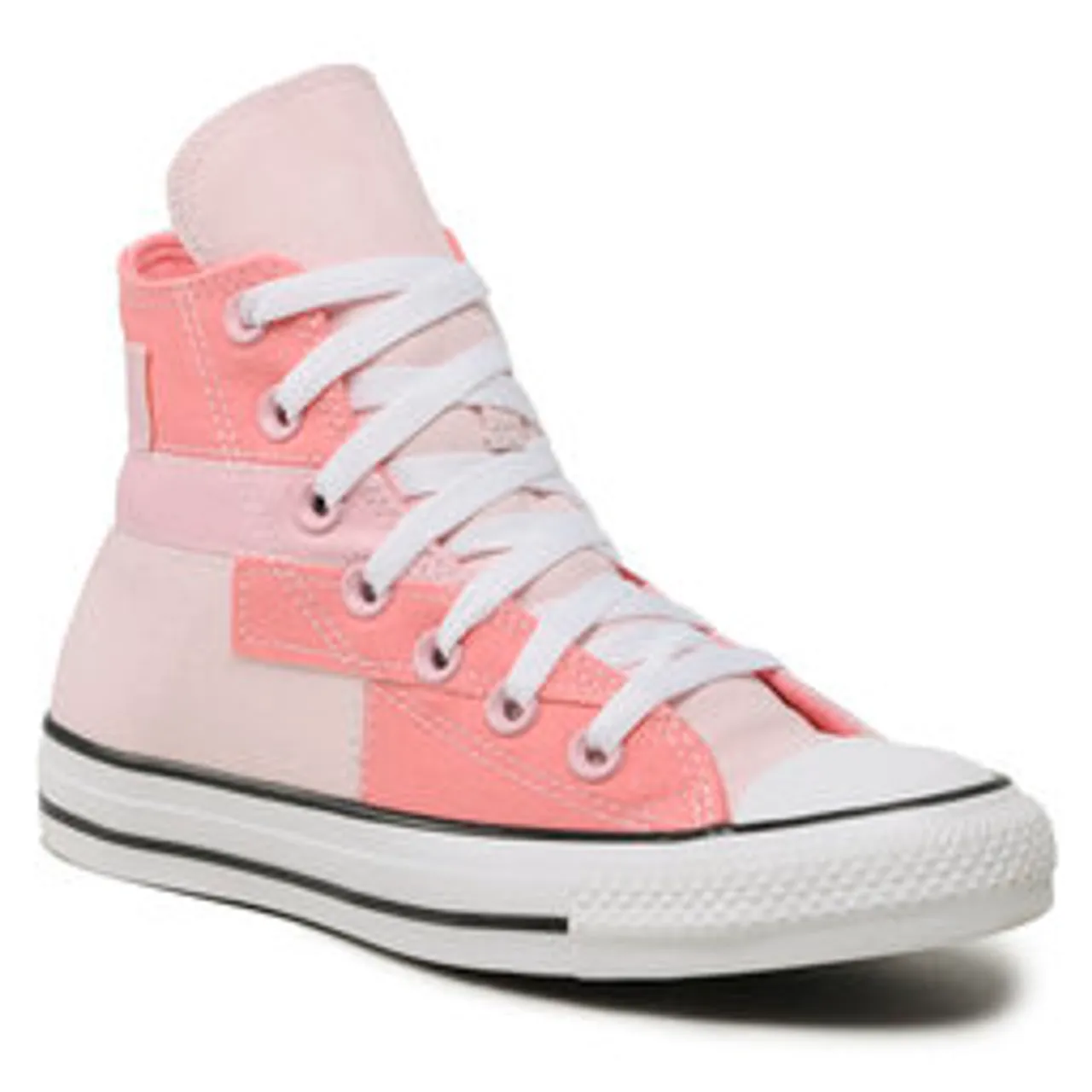 Sneakers aus Stoff Converse Chuck Taylor All Star Patchwork A06024C White/Pink