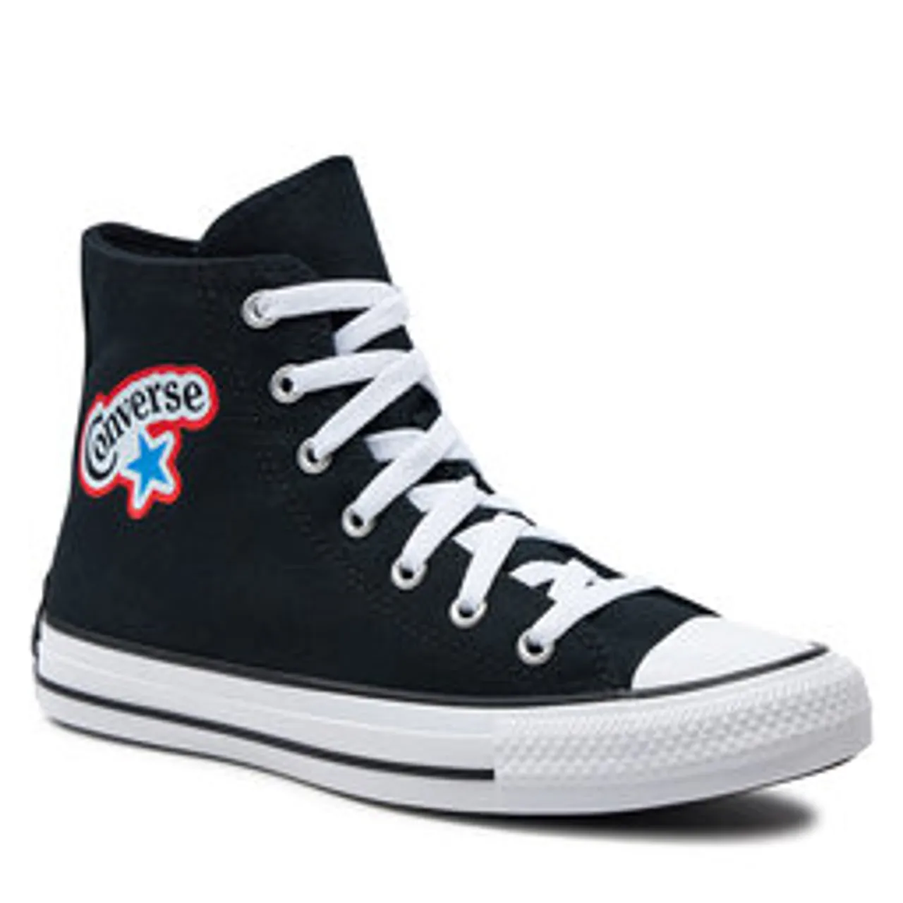 Sneakers aus Stoff Converse Chuck Taylor All Star Stickers A06313C Black/White/Fever Dream