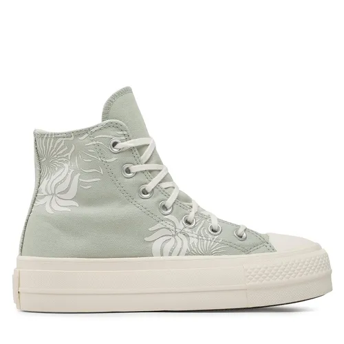 Sneakers aus Stoff Converse Ctas Lift Hi A03927C Summit Sage/Ghosted/Egret