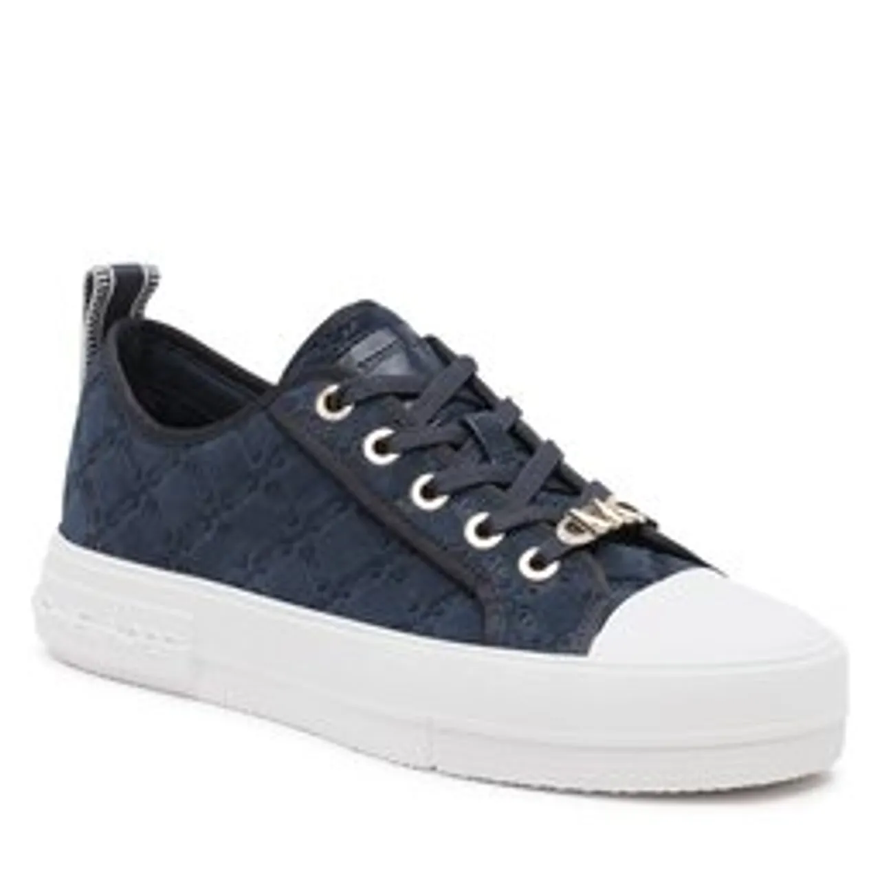 Sneakers aus Stoff MICHAEL Michael Kors Evy Lace Up 43F3EYFS2S Navy