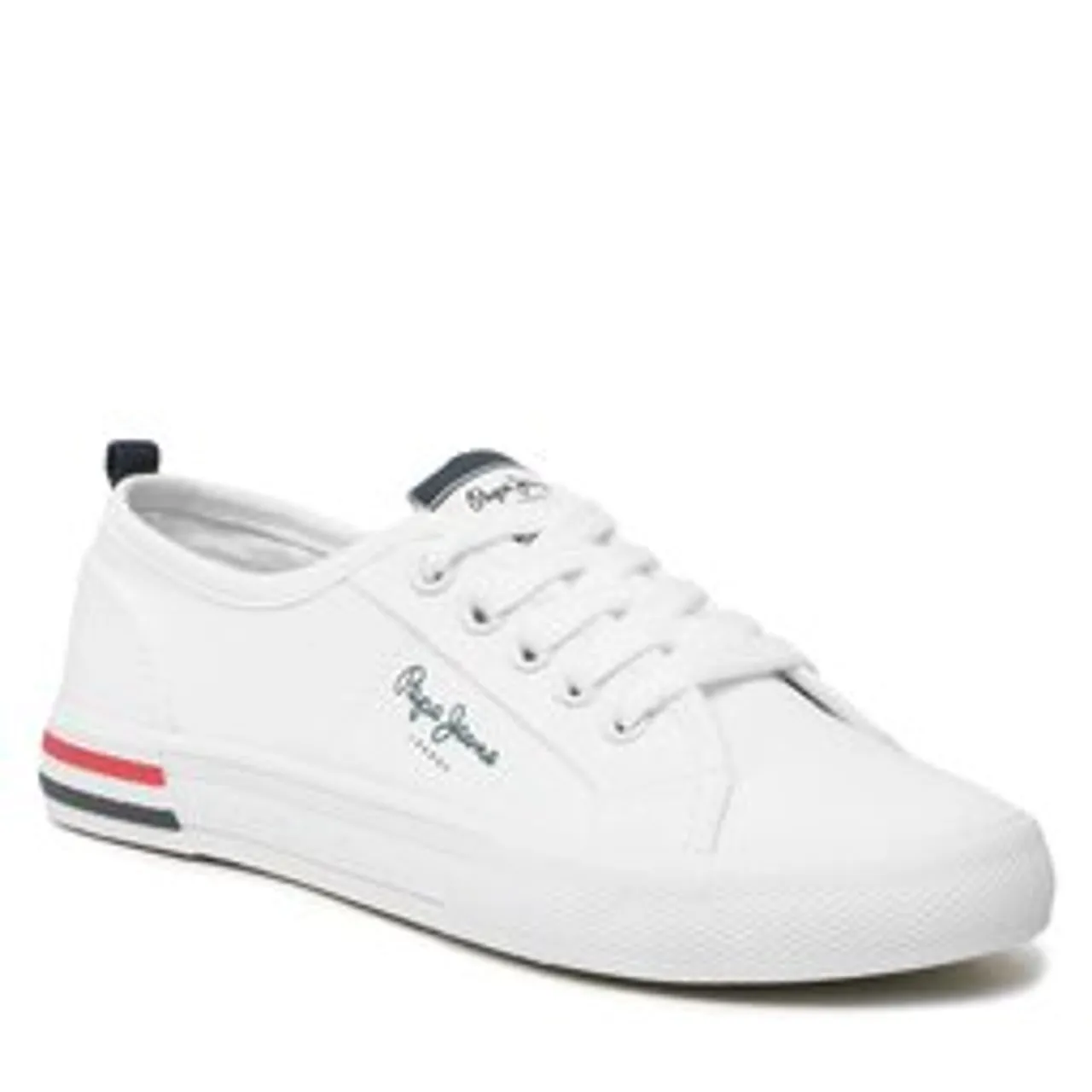 Sneakers aus Stoff Pepe Jeans Brady Basic Boy PBS30549 White 800