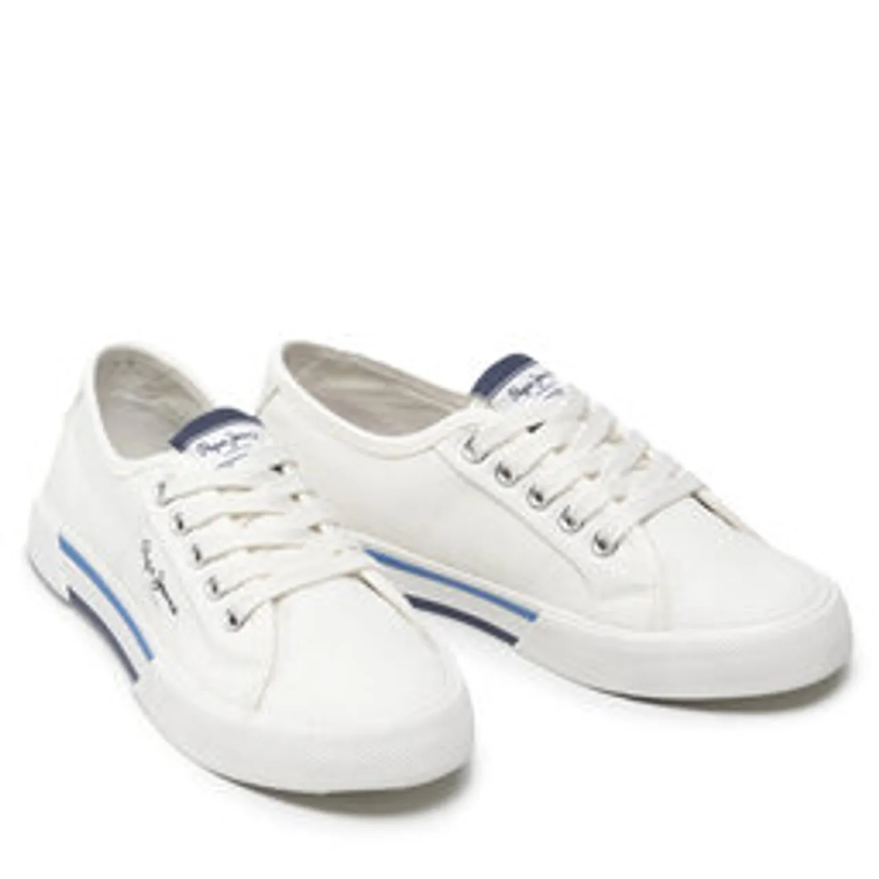 Sneakers aus Stoff Pepe Jeans Brady Boy Basic PBS30527 White 800
