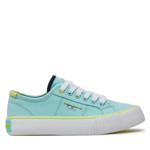 Sneakers aus Stoff Pepe Jeans Ottis Basic G PGS30605 Pearl Blue 505