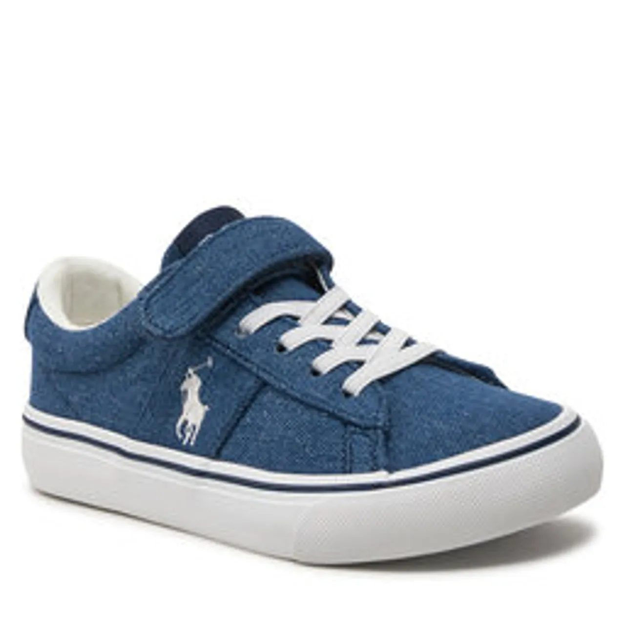 Sneakers aus Stoff Polo Ralph Lauren RF103991C C Blue Denim W/White Pp