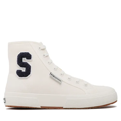 Sneakers aus Stoff Superga 2295 Cotton Terry Patch S21321W White Avorio/Navy-F Avorio AAI