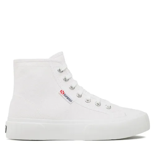 Sneakers aus Stoff Superga 2696 Stripe S112I9W White 901