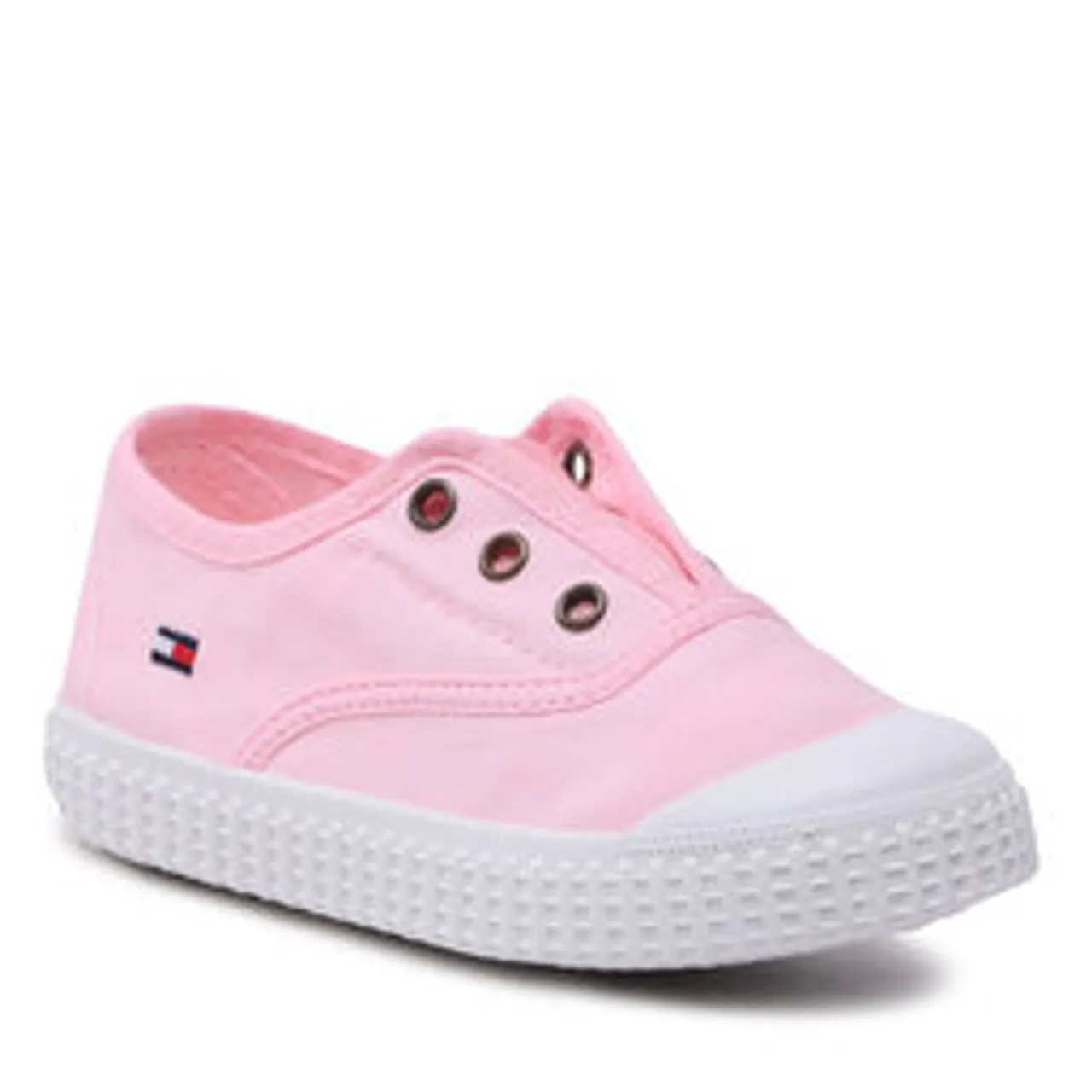 Sneakers aus Stoff Tommy Hilfiger Low Cut Easy T1A9-32674-0890 S Pink 302