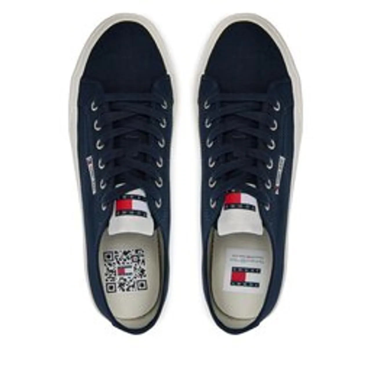 Sneakers aus Stoff Tommy Jeans Tjm Lace Up Canvas Color EM0EM01365 Dark Night Navy C1G