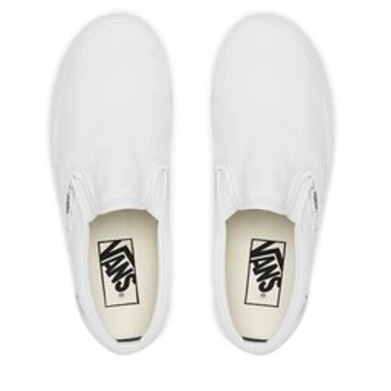Sneakers aus Stoff Vans Classic Slip-O VN0A7Q5RW001 Canvas True White