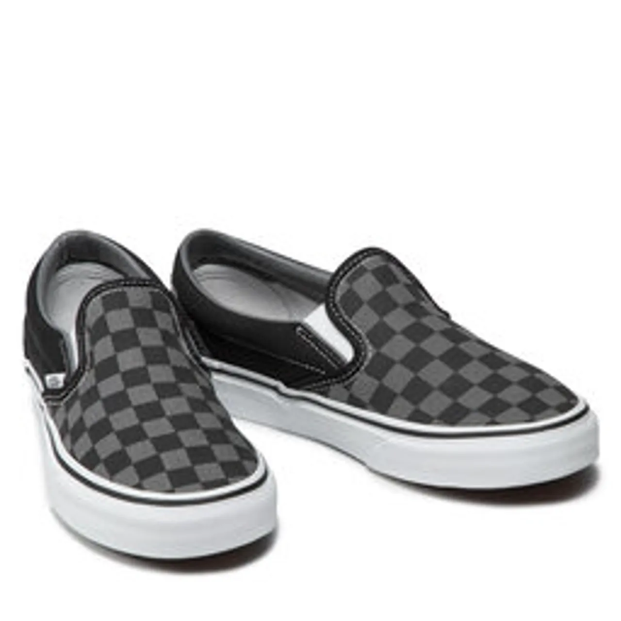 Sneakers aus Stoff Vans Classic Slip-On VN000EYEBPJ Black/Pewter Checkerboard