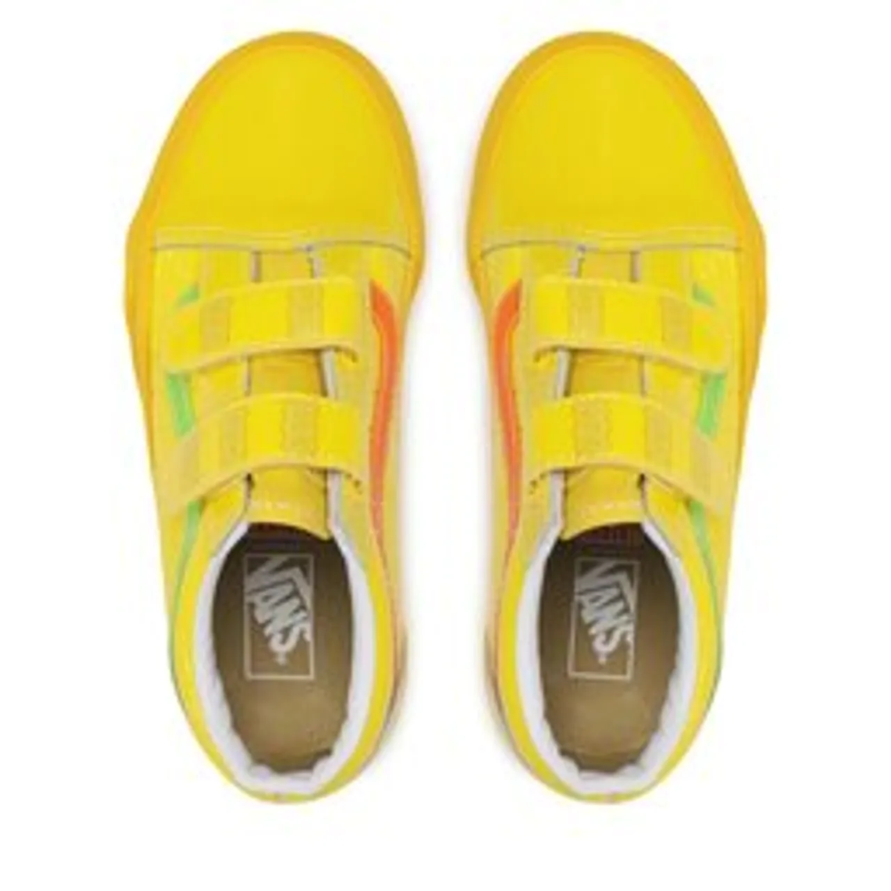Sneakers aus Stoff Vans Old Skool V VN0A38HDBK21 Haribo Checkerboard Yellow
