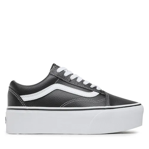 Sneakers aus Stoff Vans Ua Old Skool Stackform VN0A7Q5MBPB1 Black/True White