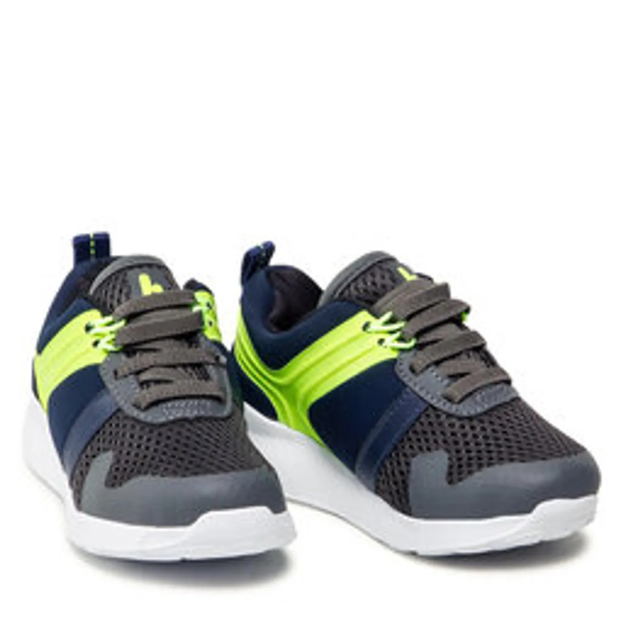 Sneakers Bibi Evolution 1053231 Graphite/Naval/Yellow Fluor