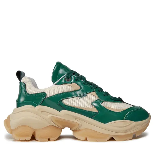 Sneakers Bronx Platform sneakers 66461B-OA Emerald Green/Oatmilk 3735