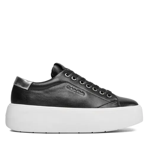 Sneakers Calvin Klein Bubble Cupsole Lace Up HW0HW01861 Black/Silver 0GN