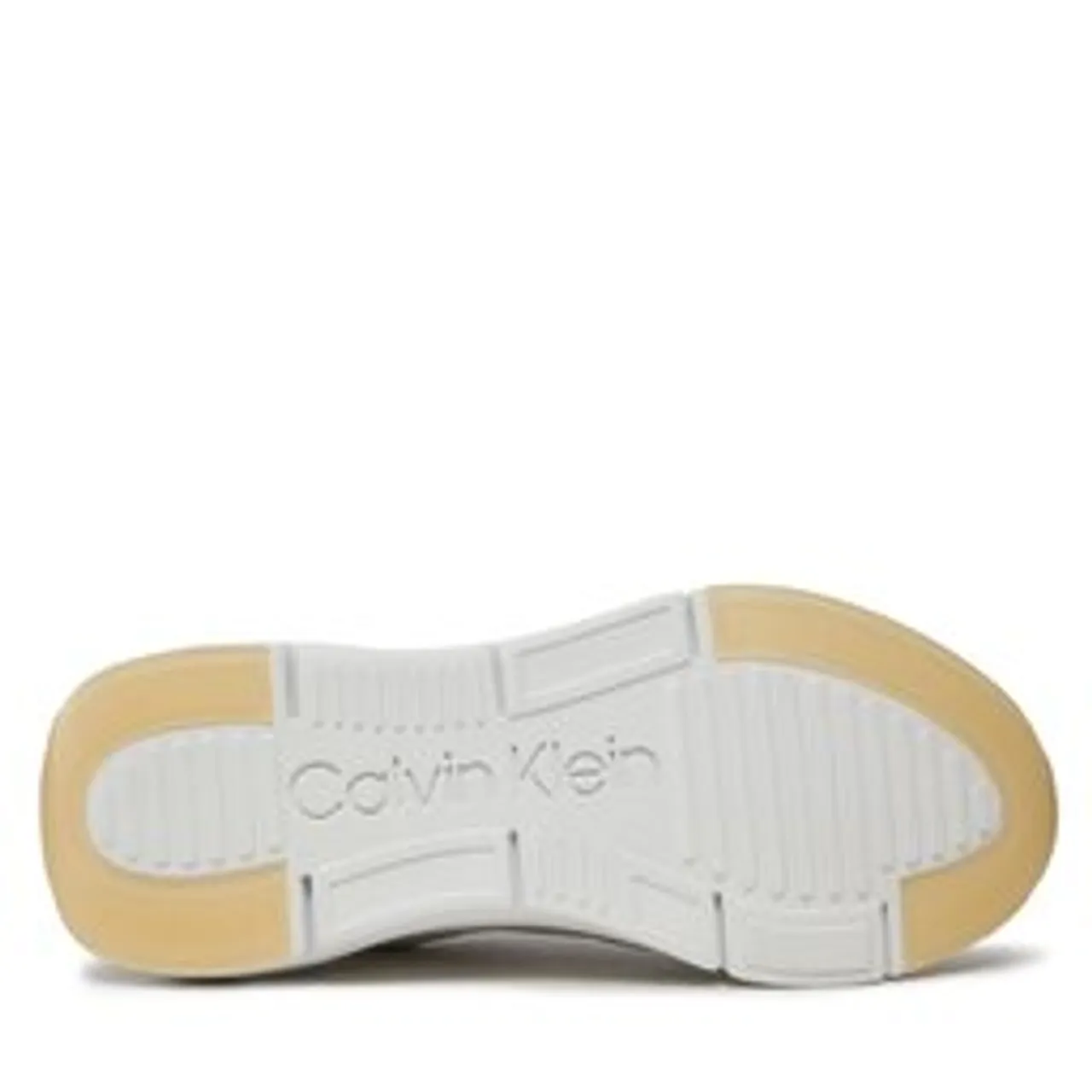 Sneakers Calvin Klein Flexi Runner - Nano Mono HW0HW01858 Dk Ecru ACG