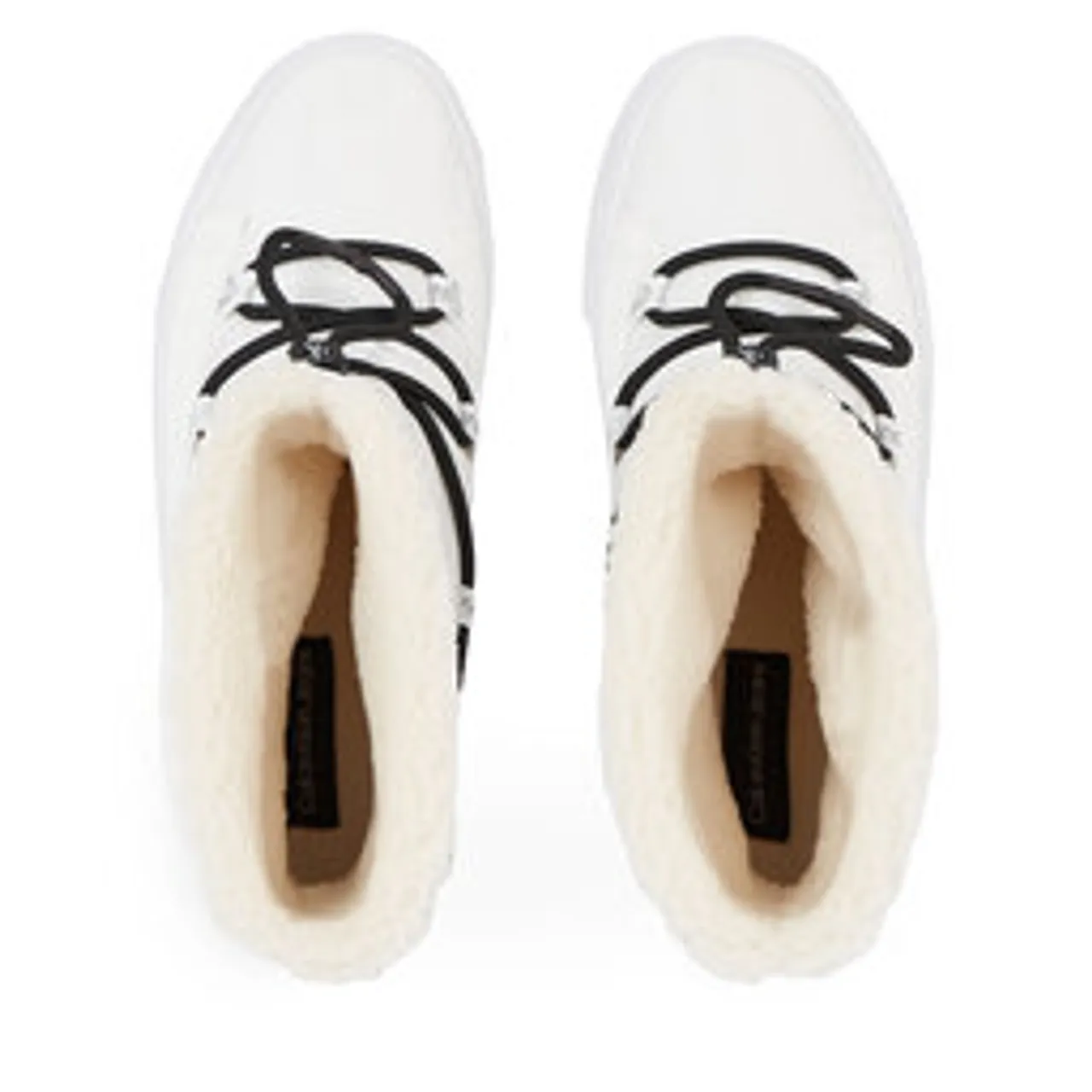Sneakers Calvin Klein Jeans Bold Vulc Flatf Snow Boot Wn YW0YW01181 Bright White/Black YBR