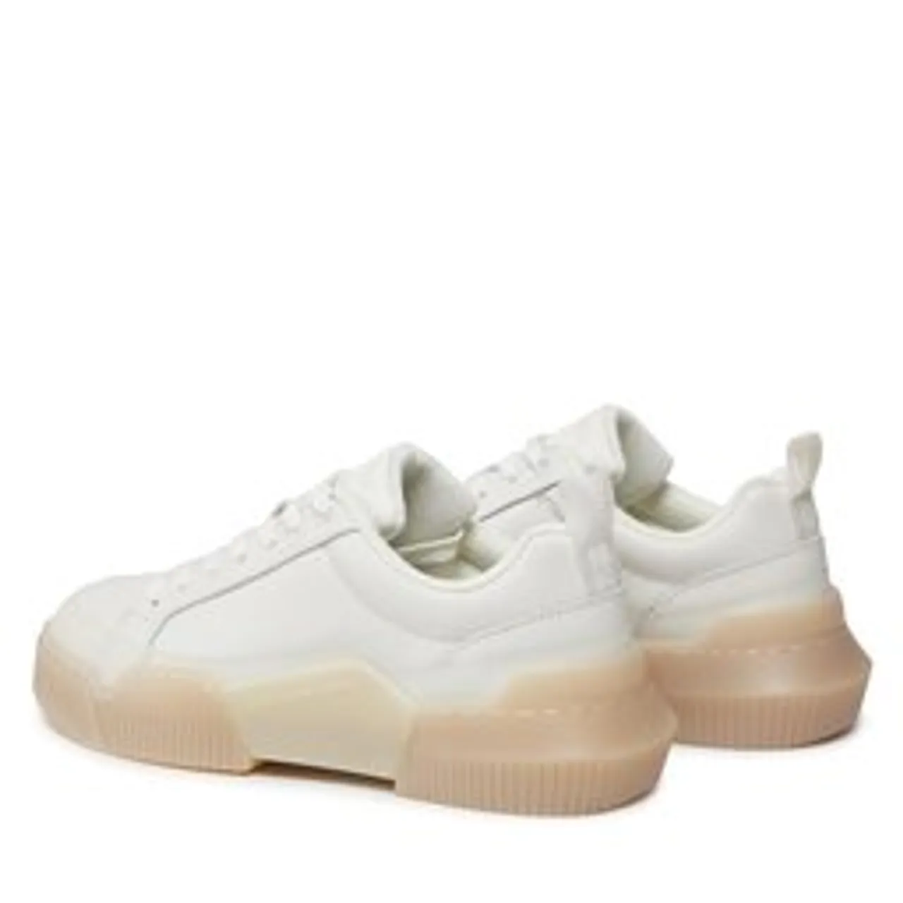 Sneakers Calvin Klein Jeans Chunky Cupsole 2.0 Lth In Lum YW0YW01313 Bright White/Creamy White 02Y