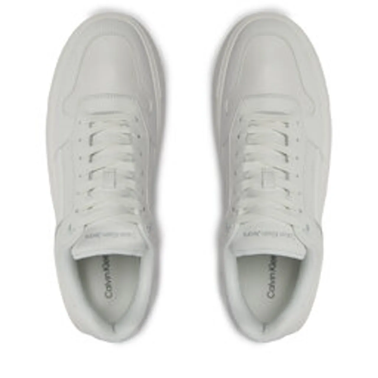 Sneakers Calvin Klein Jeans Chunky Cupsole Low Lth In Sat YM0YM00873 Triple Bright White 0K4