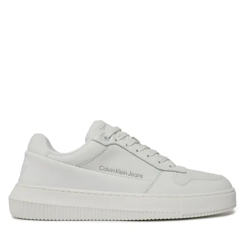 Sneakers Calvin Klein Jeans Chunky Cupsole Low Lth In Sat YM0YM00873 Triple Bright White 0K4