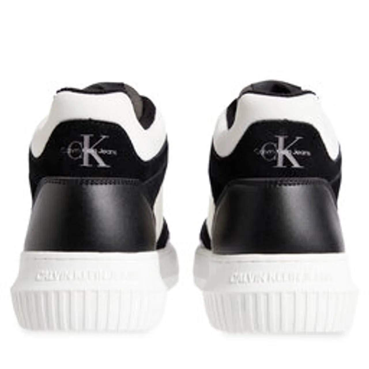Sneakers Calvin Klein Jeans Chunky Mid Cupsole Coui Lth Mix YM0YM00779 Black/Creamy White 00W