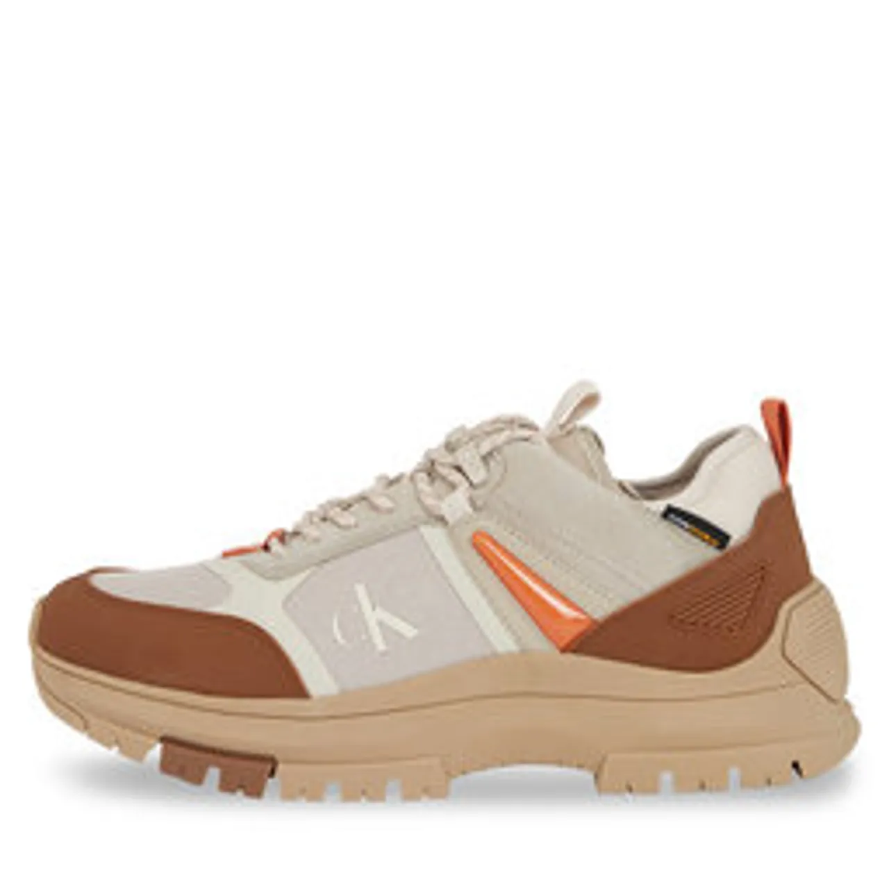 Sneakers Calvin Klein Jeans Hiking Lace Up Low Cor YM0YM00801 Plaza Taupe/Eggshell/Brown Sugar 0HI
