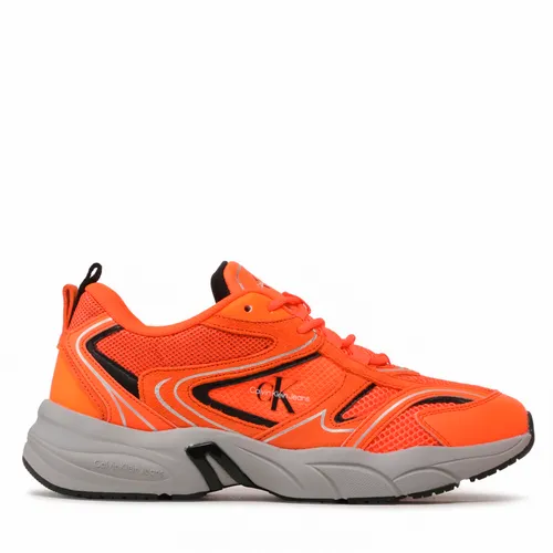 Sneakers Calvin Klein Jeans Retro Tennis Su-Mesh YM0YM00589 Shocking Orange/Formal Grey S07