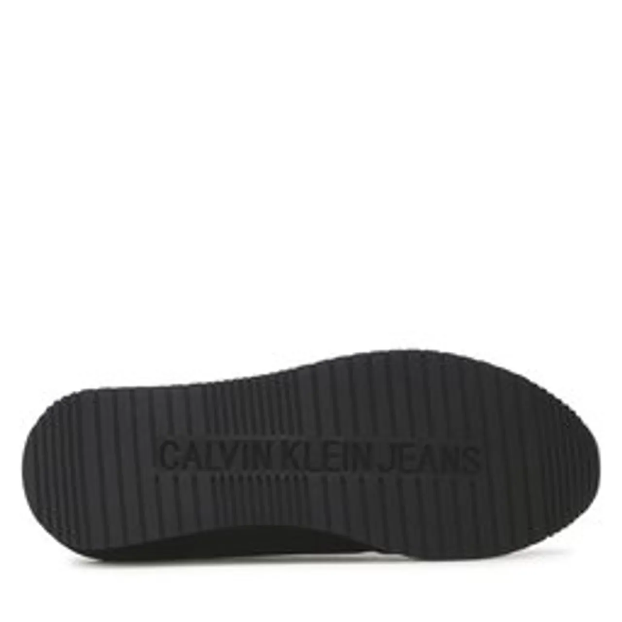 Sneakers Calvin Klein Jeans Runner Sock Laceup Ny-Lth YM0YM00553 Black 01H