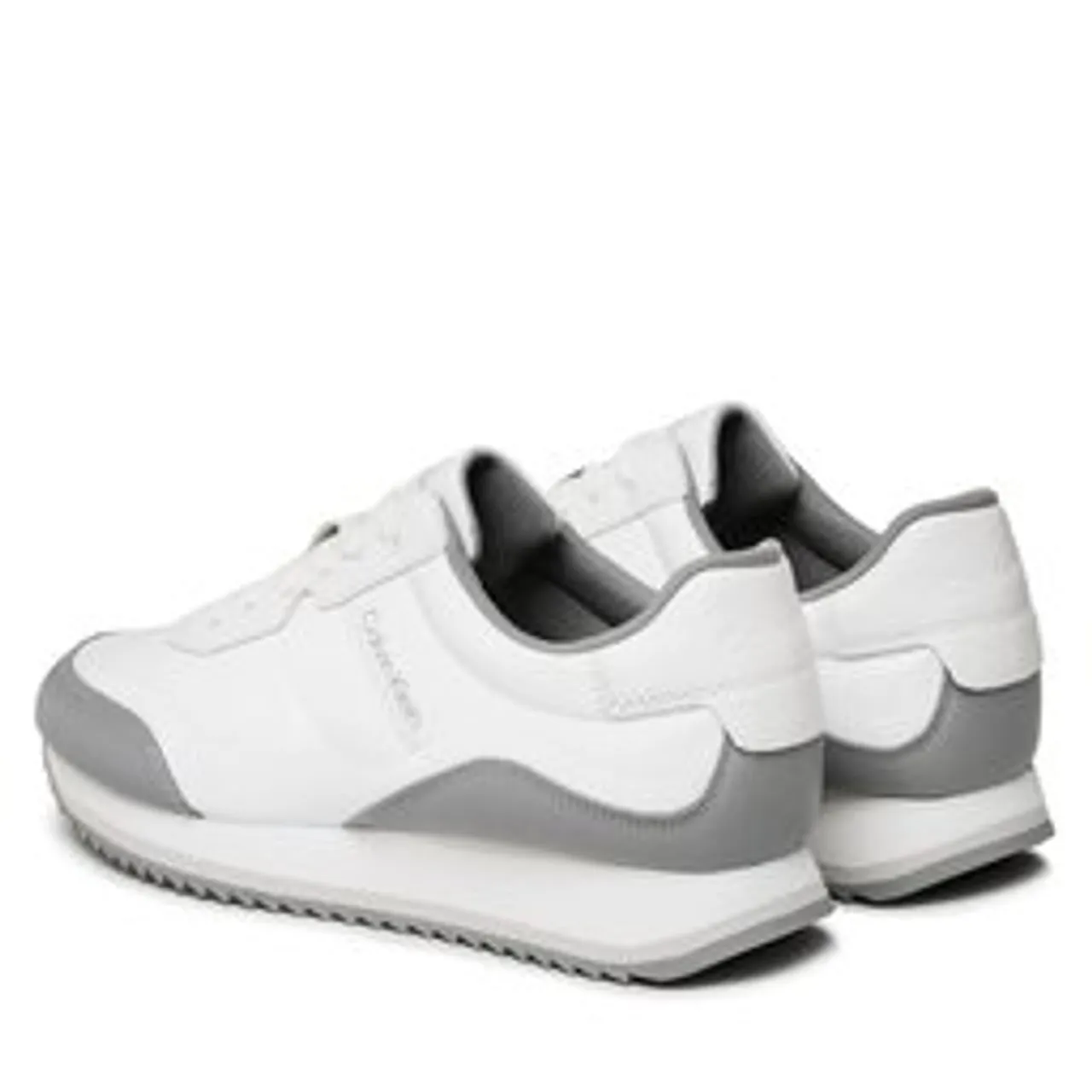 Sneakers Calvin Klein Low Top Lace Up Heat Bond HM0HM00551 White/Granite Road 0K8