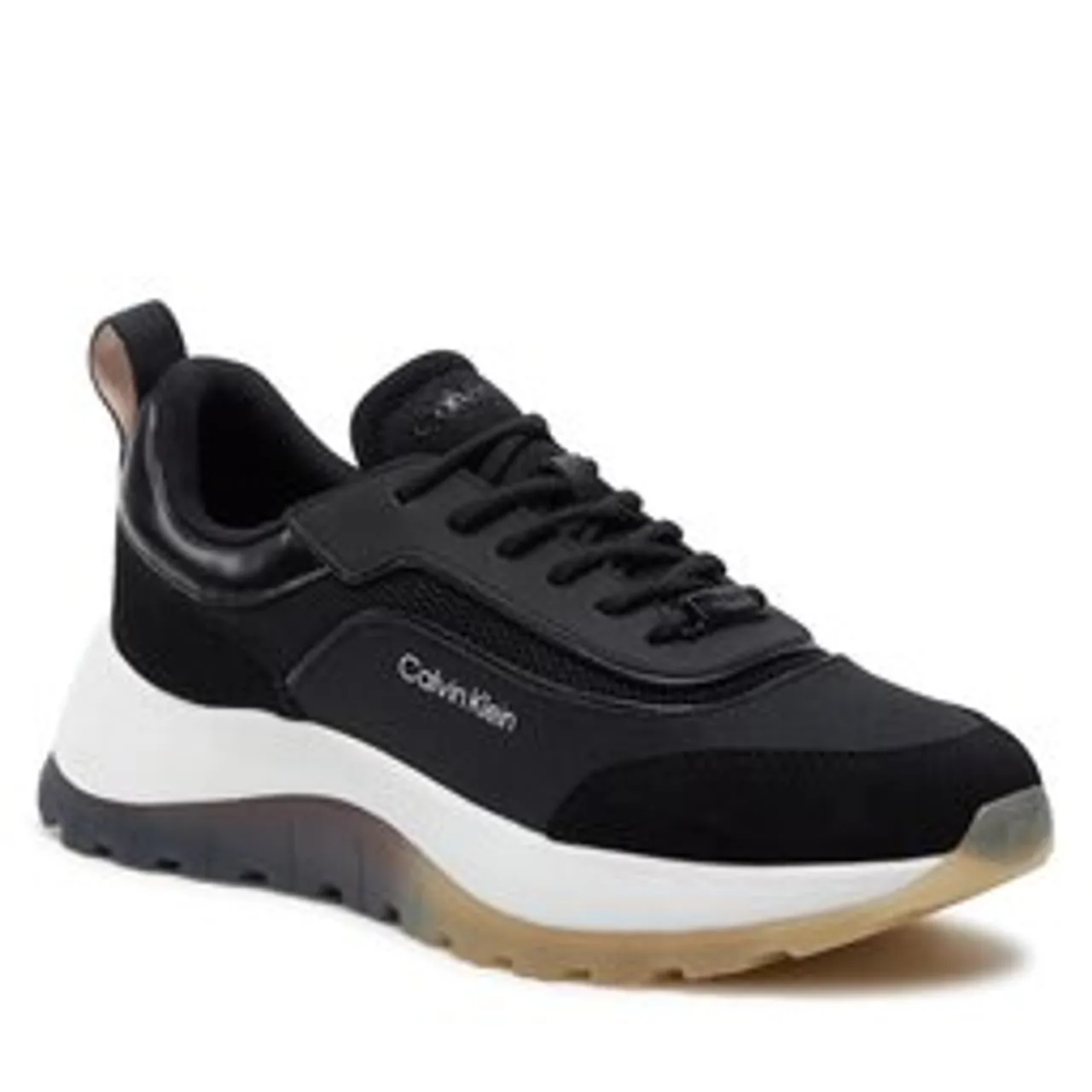 Sneakers Calvin Klein Runner Lace Up Mesh Mix HW0HW01905 Black BEH